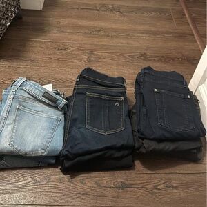 10 pairs of jeans (rag and bone, j brand, a&f, seven, Alice & Olivia etc)